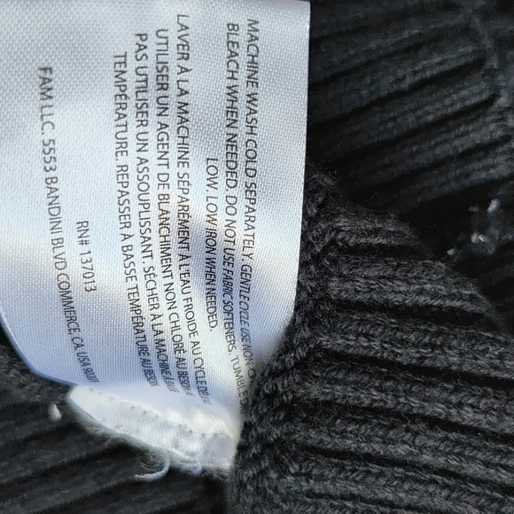 BANANA REPUBLIC Cotton Blend Cable Crew Neck Sweater Size Medium - Picture 7 of 7